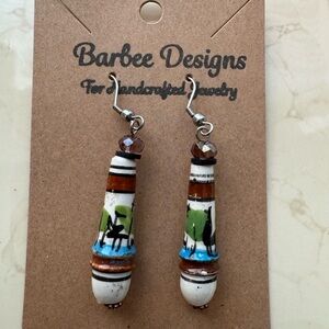 Genuine Peruvian Bead Earrings